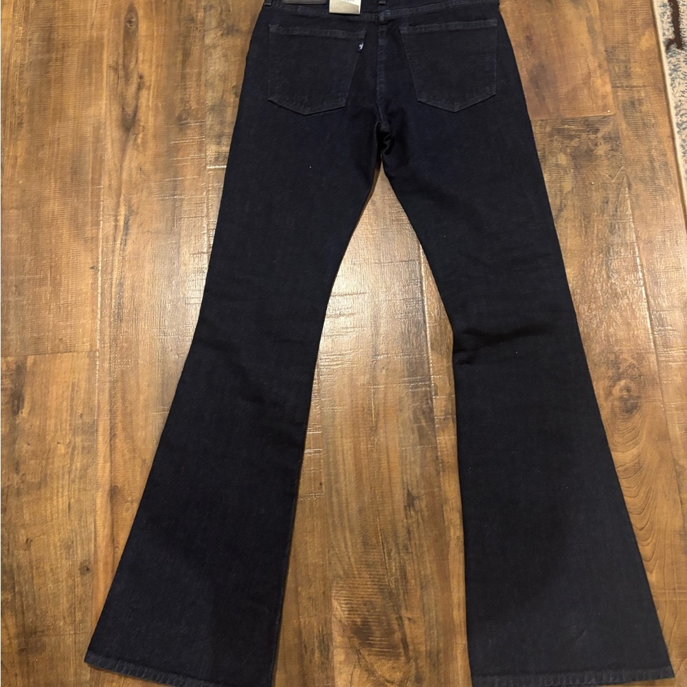Levi's Blue Flare Wide Leg Jeans